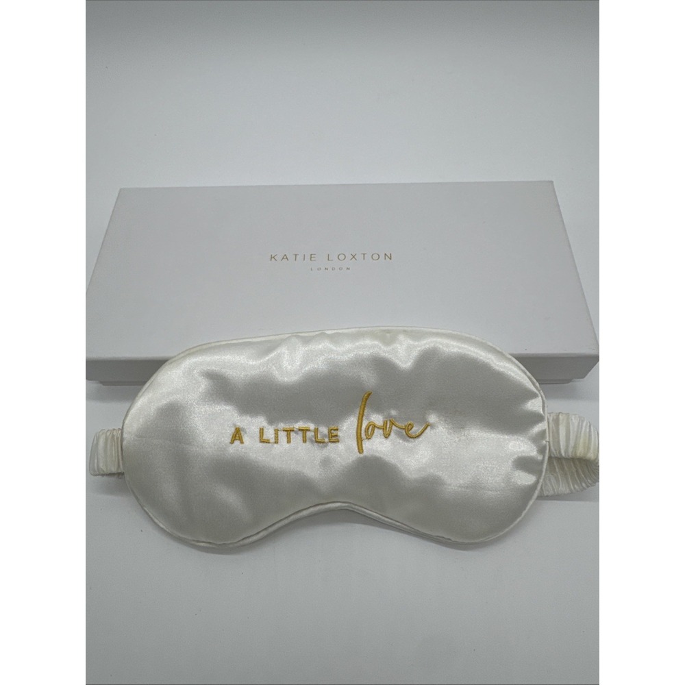 NEW‎ KATIE LOXTON LONDON Luxury Silky Sleep Mask "a Little Love"
